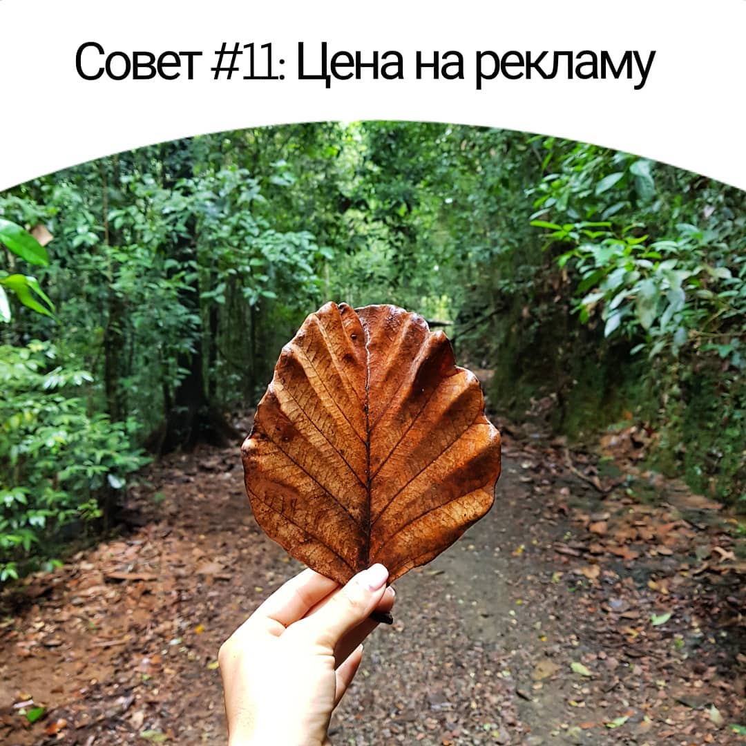 Совет #11: Цена на рекламу
