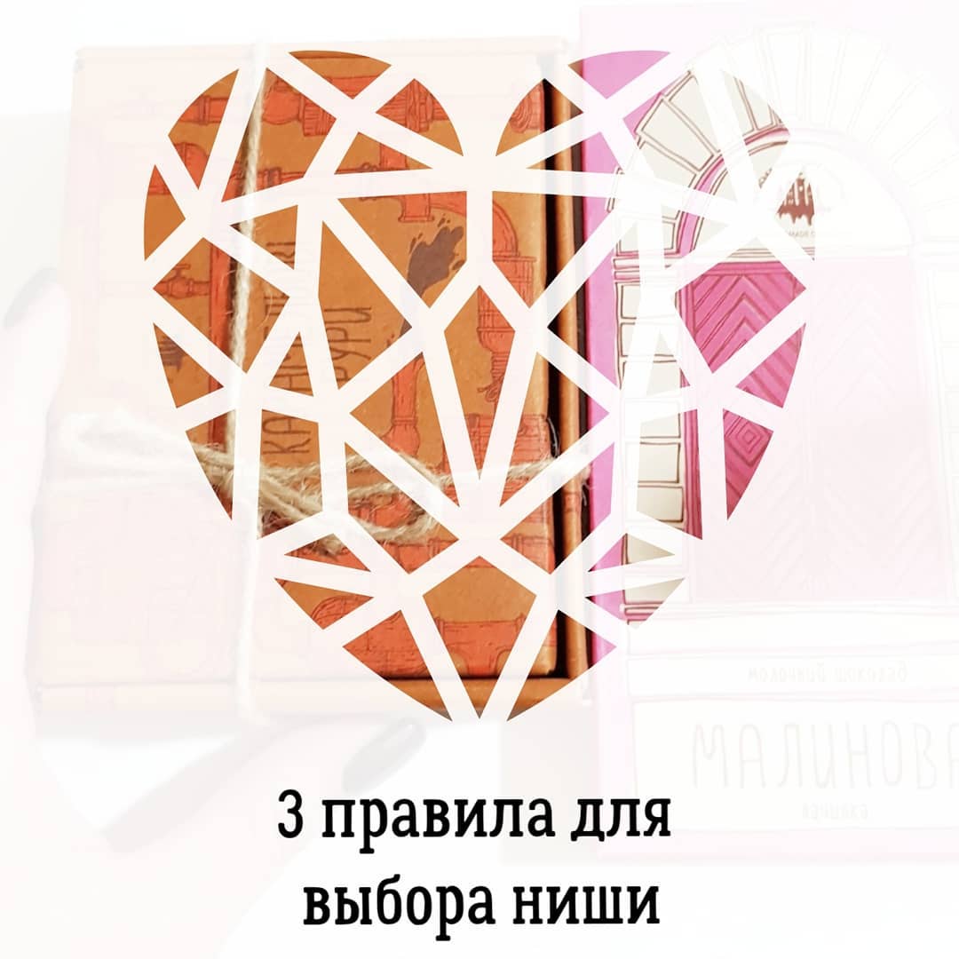 3 правила для
выбора ниши